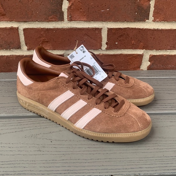 adidas Originals Brown Suede Sneakers - Picture 2 of 12